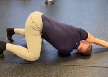 Childs Pose with Thoracic Twist